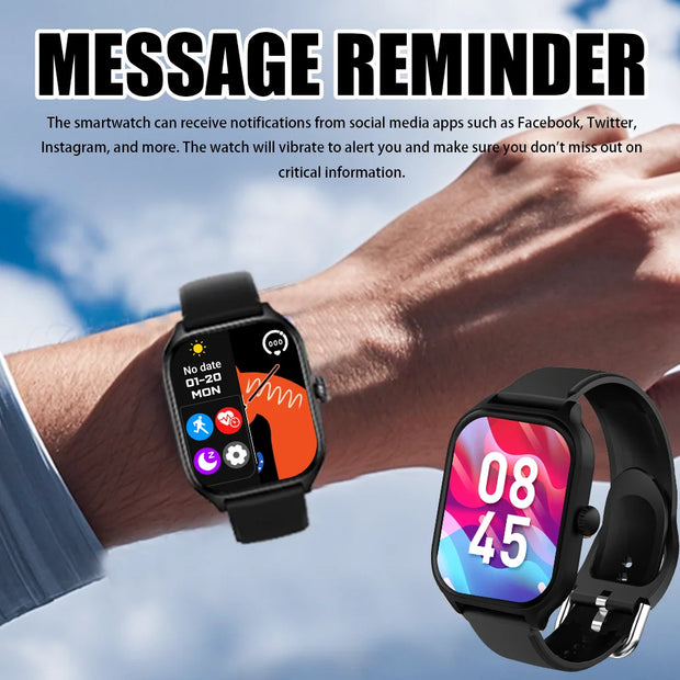 LAXASFIT 2025 New Men's Smart Watch