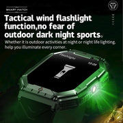 New Rugged Military LED Flashlight Smart Watch