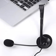 New USB Wired Computer Headset