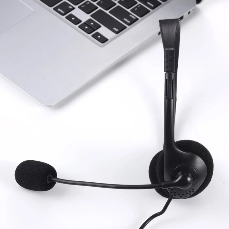 New USB Wired Computer Headset