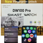 DW100 Pro Android 4G Smartwatch