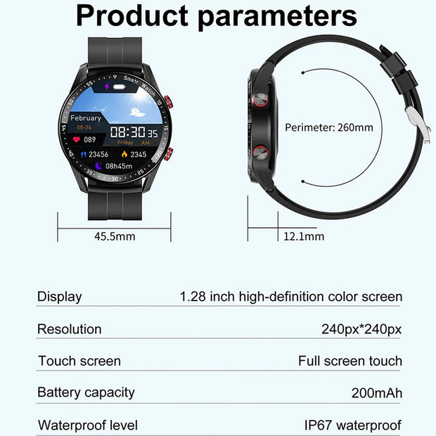 HW20 ECG+PPG Bluetooth Call Smart Watch