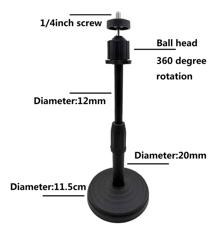 Mobile Phones Microphones Live Blogger Stands Tripod