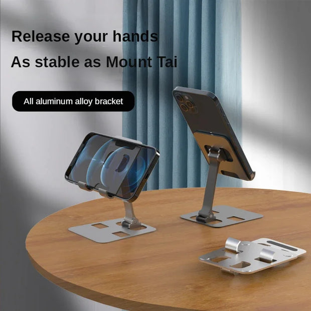 New Aluminum Alloy Foldable Desk Phone Holder Mount Stand