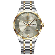 Men Waterproof Luminous Week Date Sports Wristwatch