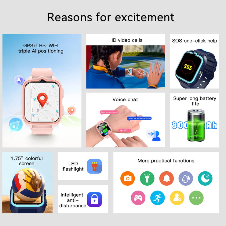 New Blackview Z30 Kids Smart Watch