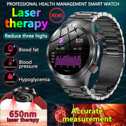 2025 New Laser Therapy ECG+PPG Smartwatch