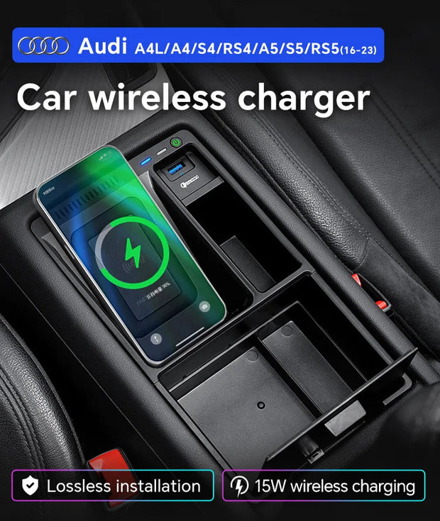 Audi A4 A4L A5 S4 S5 B9 Car Wireless Charger