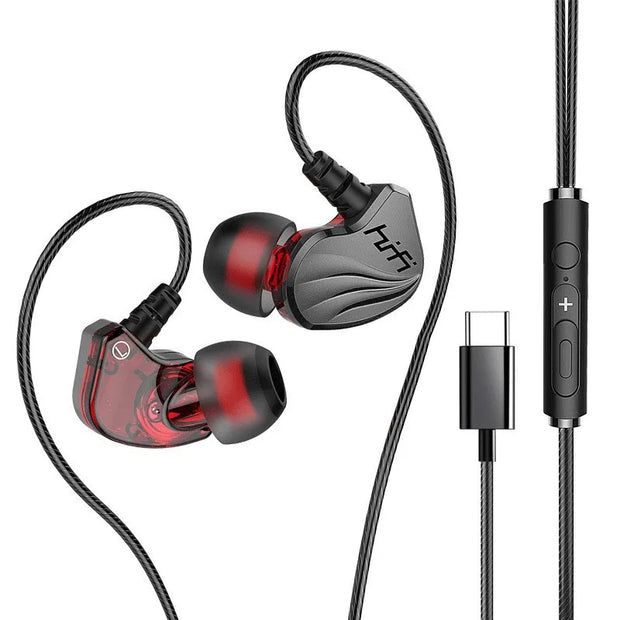 New Wired Headset USB C Gamer Headphones