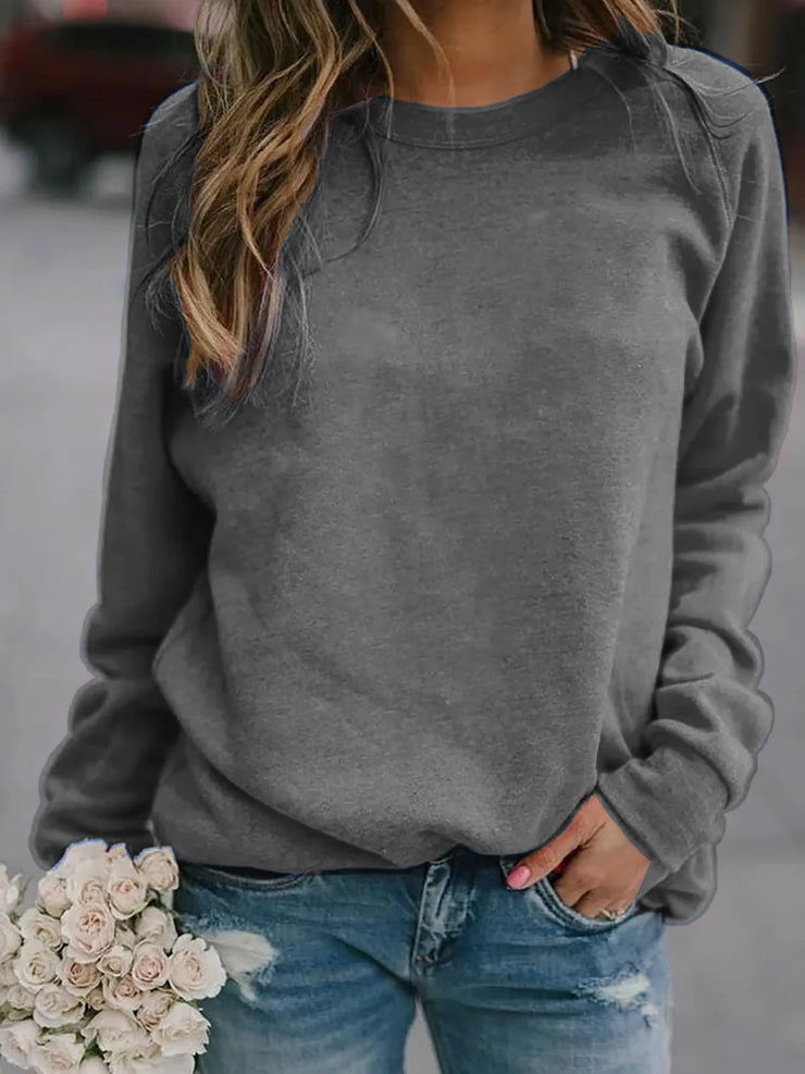 Women's Top T-shirt Autumn/Winter  Long-sleeved Crew-neck Tees Top Playeras De Mujeres  Camisetas De Mujer Топ Blusas Tshirts