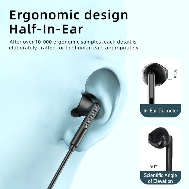 Awei PC-7/PC-7T Wire-controlled Earphone