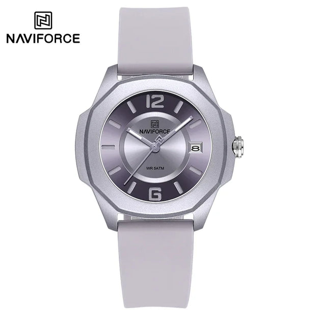 NAVIFORCE NF7107 Quartz Calendar Waterproof and Shockproof Watches for Women Clocks