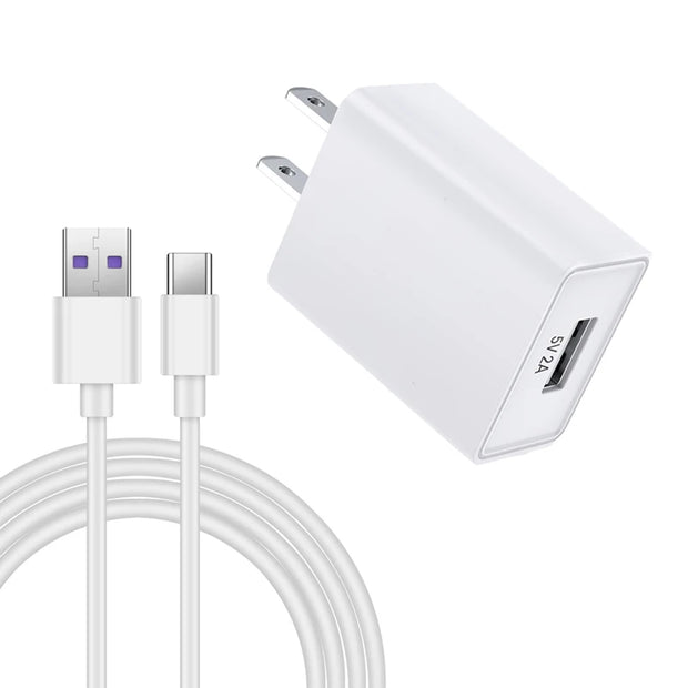 5V 2A EU US Type-C Micro USB Cable