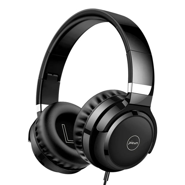 Picun C60 Wired On-Ear Headphones
