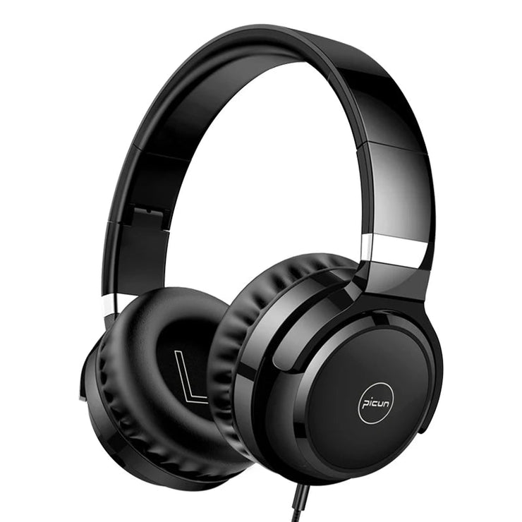 Picun C60 Wired On-Ear Headphones