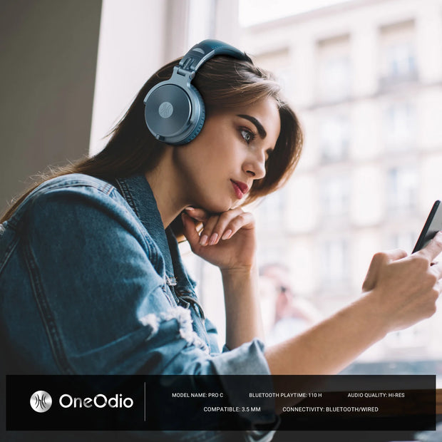 Oneodio Pro C Wireless Bluetooth 5.2 Headphones