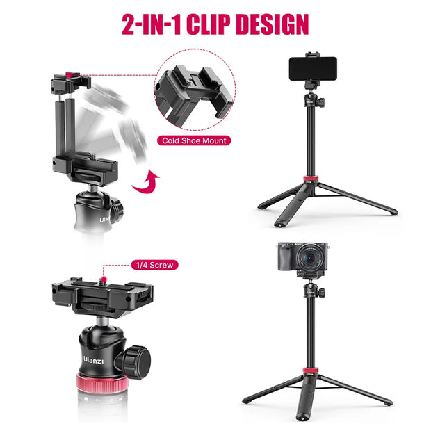 Ulanzi MT-44 57.6 Inch Extendable Livebroadcast Tripod Stand
