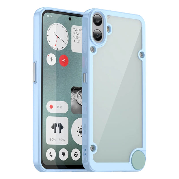 New Translucent Soft Frame Clear Case