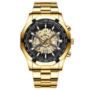 BINBONG Business Men's Watches Waterproof Calendar Luminous Fashion Quartz Watch For Man Stainless Steel Male Clock Reloj Hombre