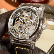 Authentic Brand Carved Watches Fully Automatic men watches Hollowed Fashion Mechanical Watches luxury MAN WATCH Reloj Hombre