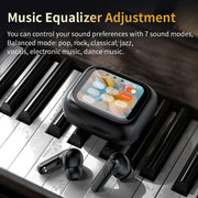 Full In Touch Screen Headphone  Wireless InEar ENC Earbuds Bluetooth5.4 ANC E18 Pro Noise Cancelling Earphone With Mic New
