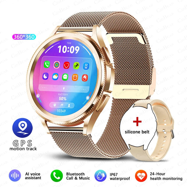 New  Bluetooth Call Custom Dial GPS Sports Fitness Tracker  NFC Smart Watch