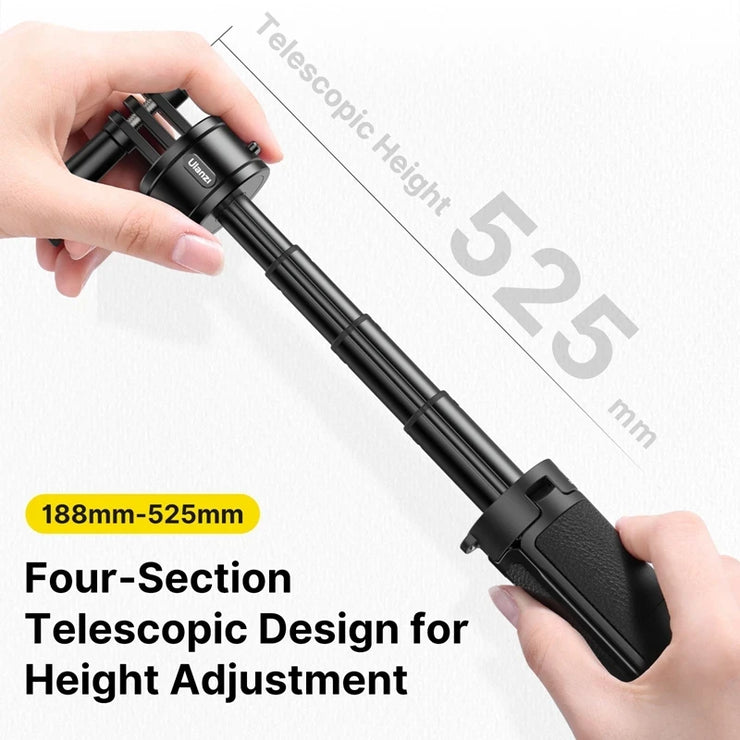 Ulanzi MT-74 Go-Quick II Magnetic QR Action Camera Extension Tripod