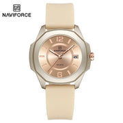 NAVIFORCE NF7107 Quartz Calendar Waterproof and Shockproof Watches for Women Clocks