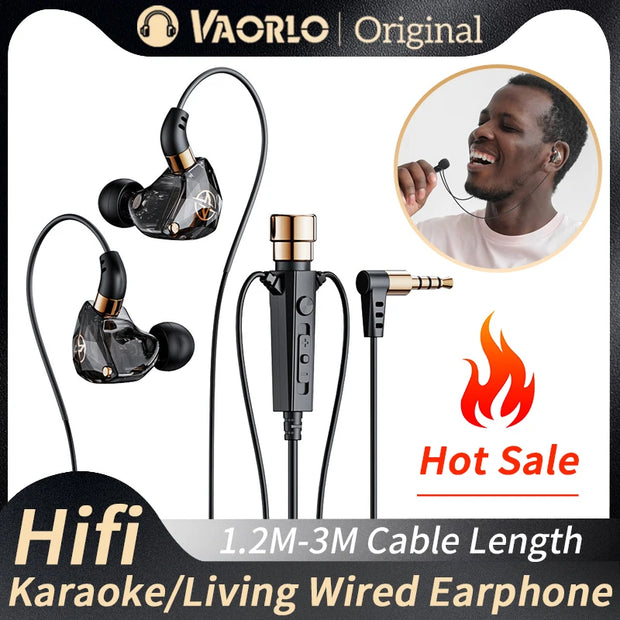 Karaoke HiFi Wired Headphones