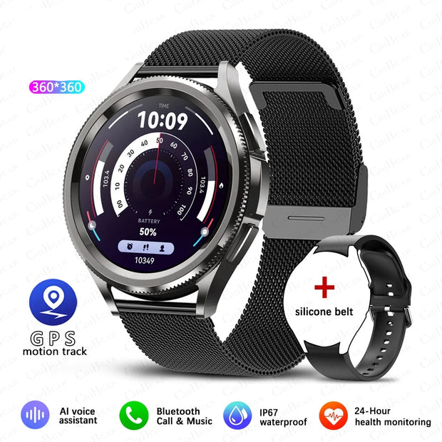 New  Bluetooth Call Custom Dial GPS Sports Fitness Tracker  NFC Smart Watch