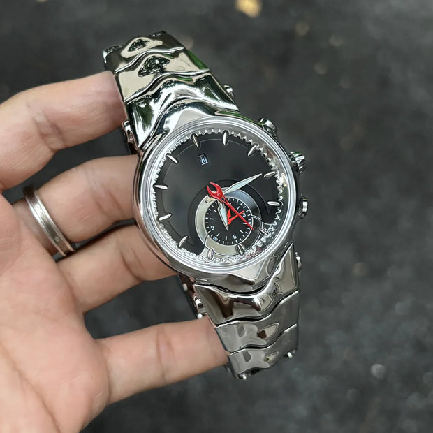 Original High-quality Hot-selling Quartz Watch Shape Bracelet Design Retro Watch Men's American Style Trendy High-end Ins Watch