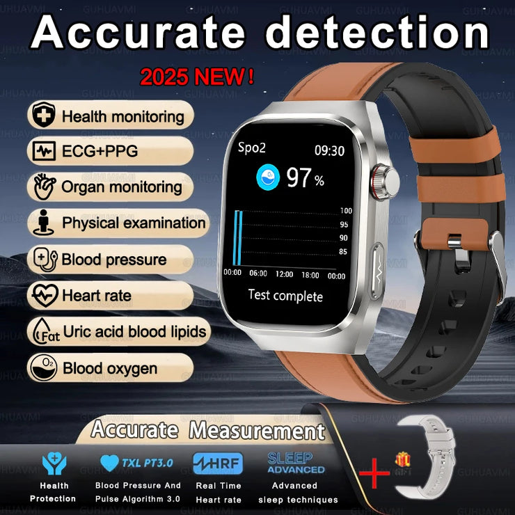 2025 New Uric Acid Blood Fat Smart Watch