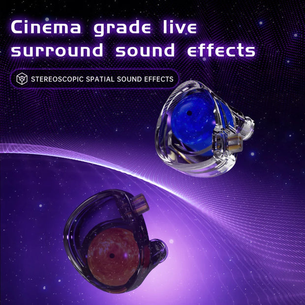 High-quality HIFI in ear wired earphones