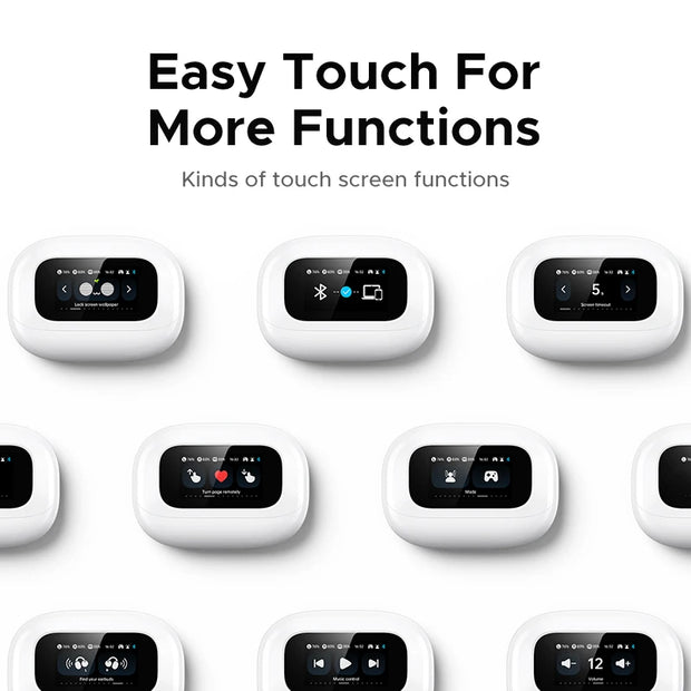 UGREEN LCD Full Color Smart Screen Wireless TWS Bluetooth Earphones