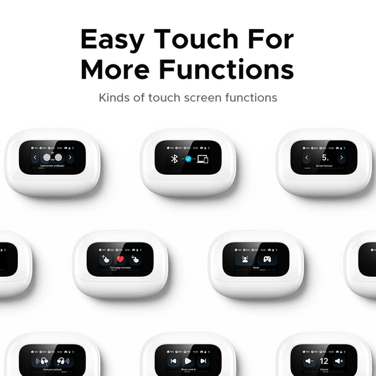 UGREEN LCD Full Color Smart Screen Wireless TWS Bluetooth Earphones
