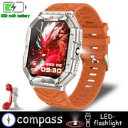 New Rugged Military LED Flashlight Smart Watch
