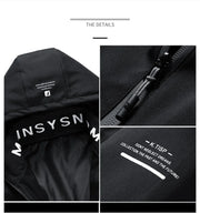 Hooded Jacket for Men 2024 Bomber Jacket Men's Windbreakers Zipper Coats Spring Autumn Casual Cargo Jacket Men Fashion Outerwear