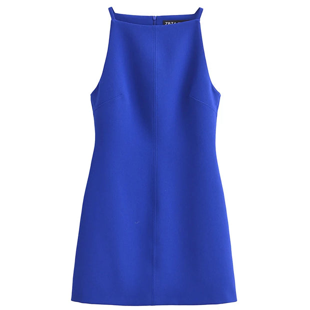 HXAO Fashion Summer Dresses 2024 Womens Dresses Bodycon Sleeveless Mini Dress White Red Blue Black Yellow Dress Vacation Dresses