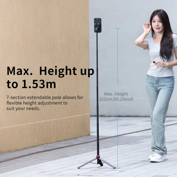 Ulanzi MT-84 1.53M Magsafe Selfie Stick Tripod