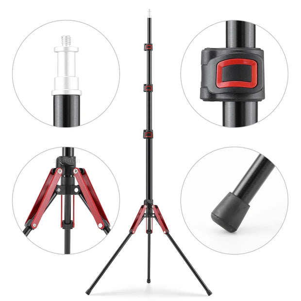 1.9M/75Inch Aluminium Light Stand