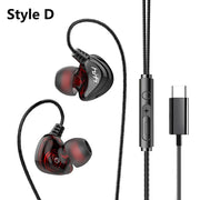 New Wired Headset USB C Gamer Headphones