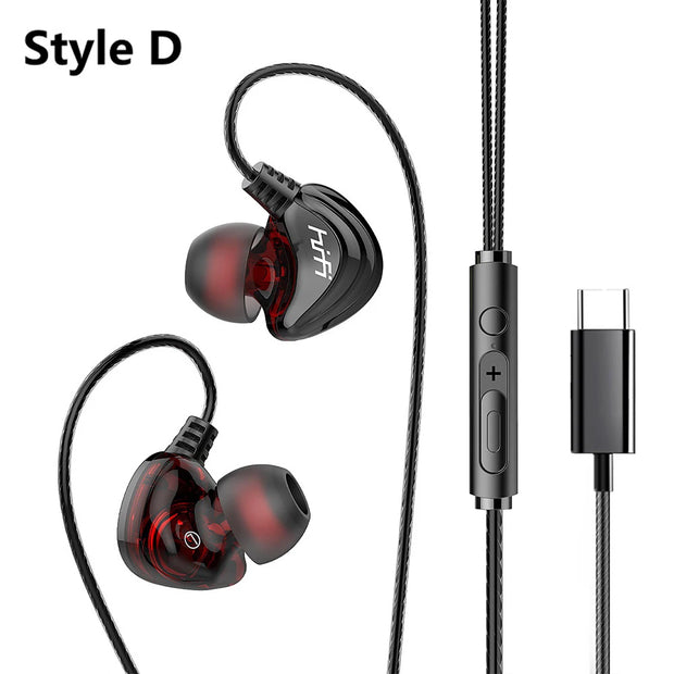 New Wired Headset USB C Gamer Headphones