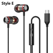 New Wired Headset USB C Gamer Headphones