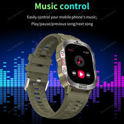 2025 New Rugged Military Fitness Smart Watch