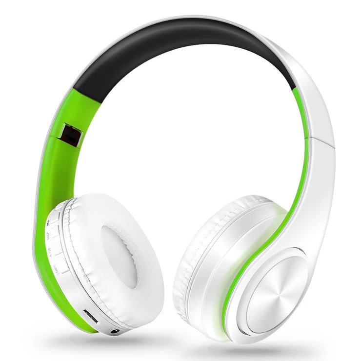 Men Gold Wireless Bluetooth Stereo Headset