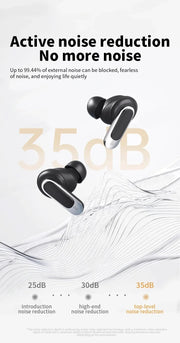 2025 high-quality V8 wireless Bluetooth earphones with ANC noise reduction and built-in microphone, waterproof earplugs
