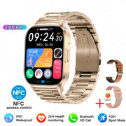 Women AMOLED Screen Bluetooth Call  NFC Sport Watch