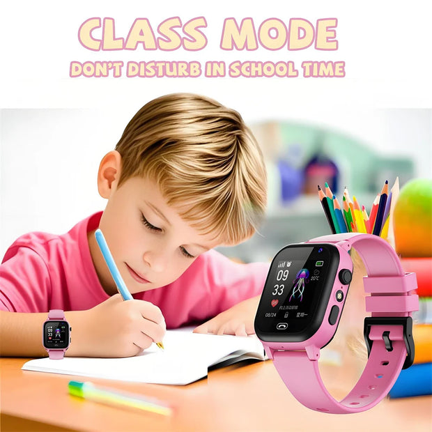 ﻿ 4G Sim Card 2G Internet Kids Smart Watch