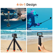 New buoyancy pole extendable selfie stick tripod