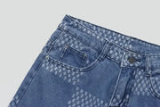 Spring Autumn Denim Clothing Set For Men Stylish Jacket Jeans 2-piece Set Working Class Style Bold Fashion Statement